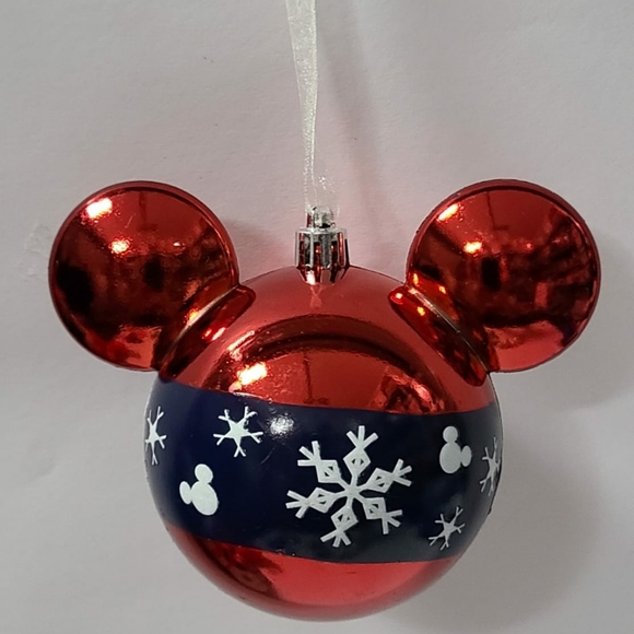 Disney Mickey Mouse Christmas Tree Ornaments Set Of 4pz - Picture 4 of 6